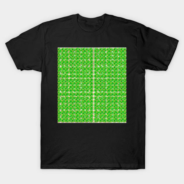 Gold horseshoes and four leaf clovers that are lucky for some T-Shirt by hereswendy